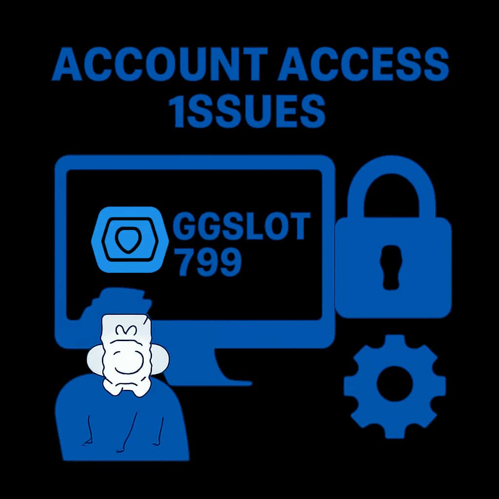 Illustration detailing troubleshooting steps for GG Slot 789