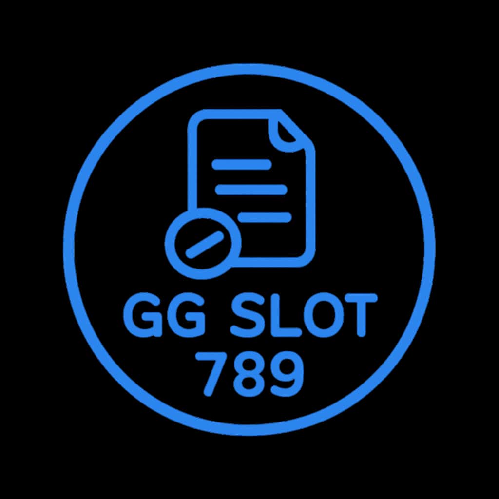 A badge illustrating the guidelines for GG Slot 789 login.