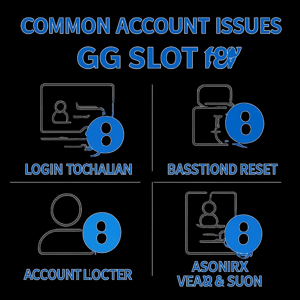 An educational diagram about account issues related to GG Slot 789.