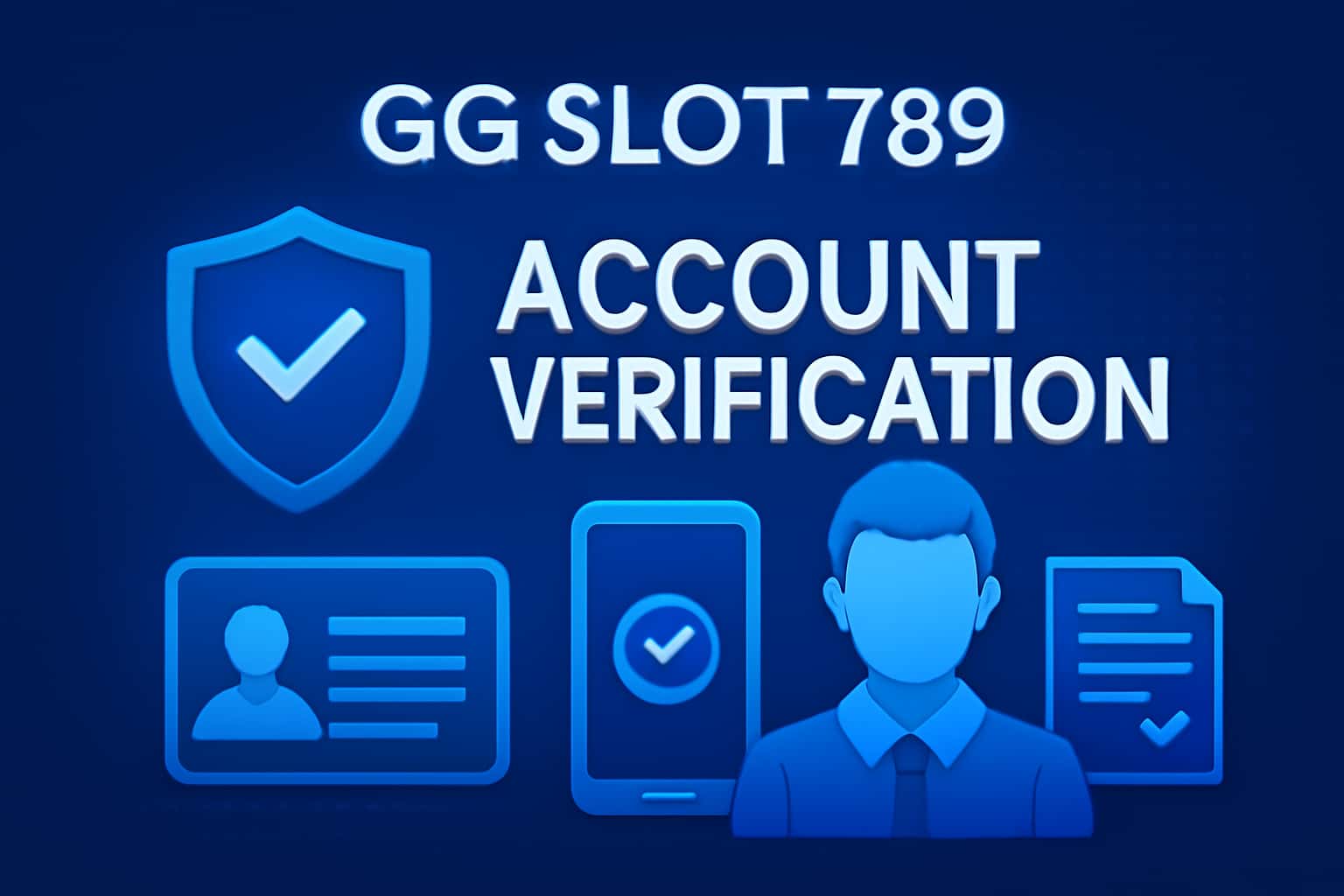 An informative visual representation of GG Slot 789 account verification process.