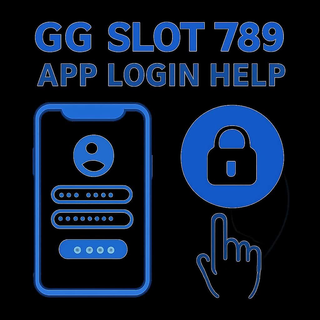 Illustration demonstrating GG Slot 789 App Login Help topics.