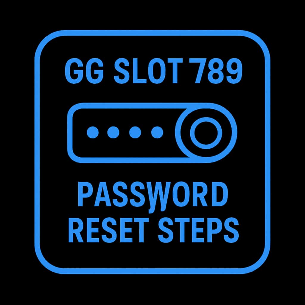 Icon representing the process of resetting passwords for GG Slot 789.