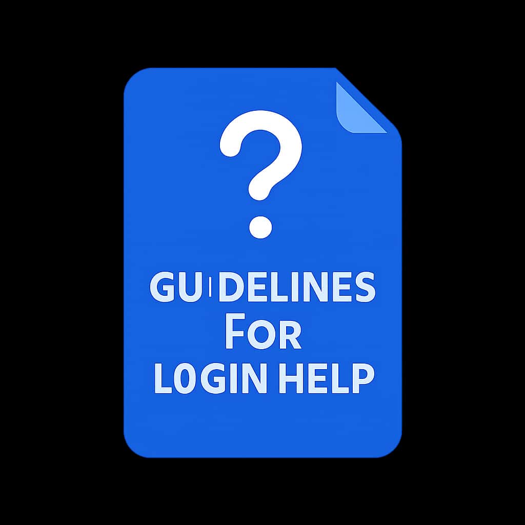Icon representing Guidelines for Login Help GG Slot 789.