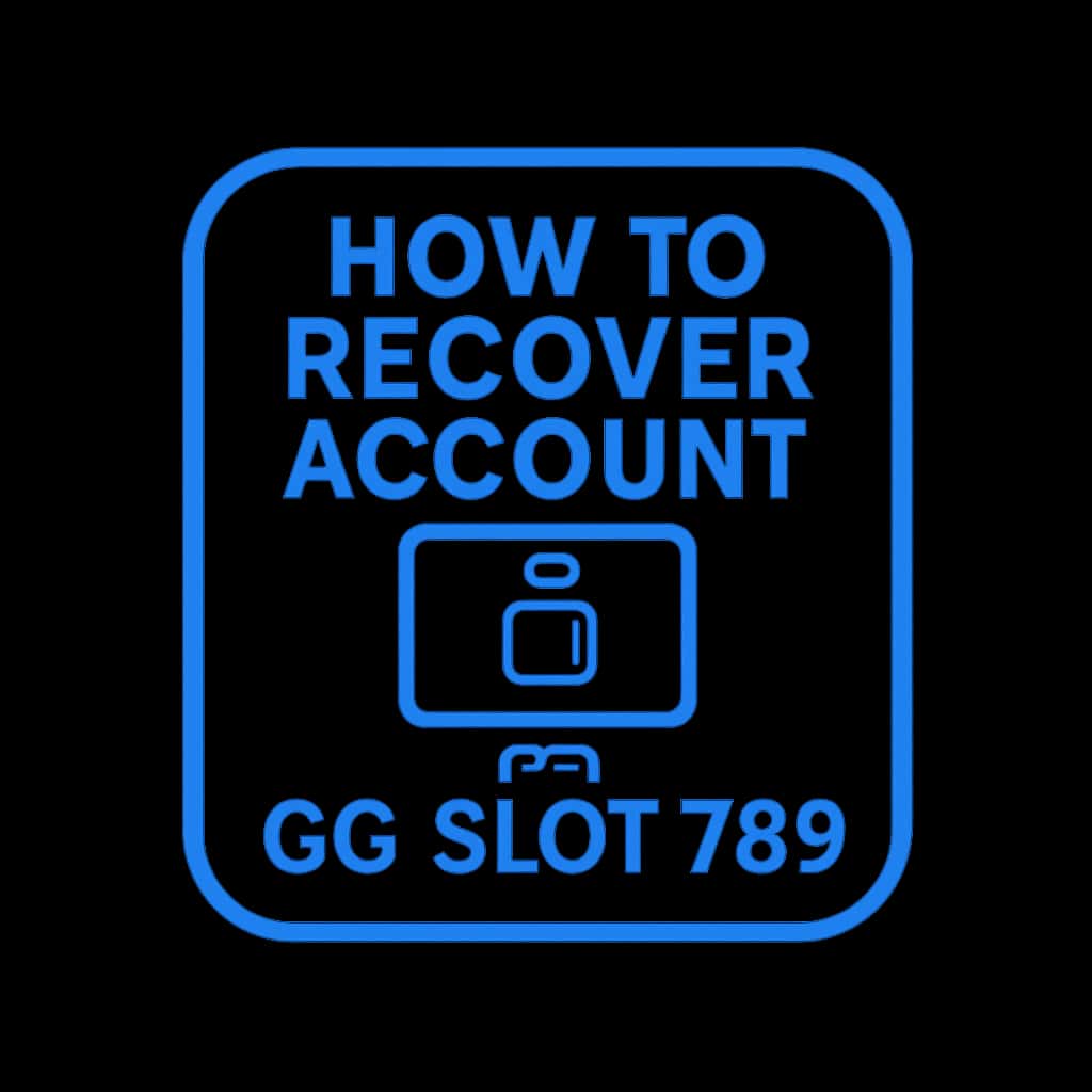 A badge symbolizing account recovery guidance for GG Slot 789