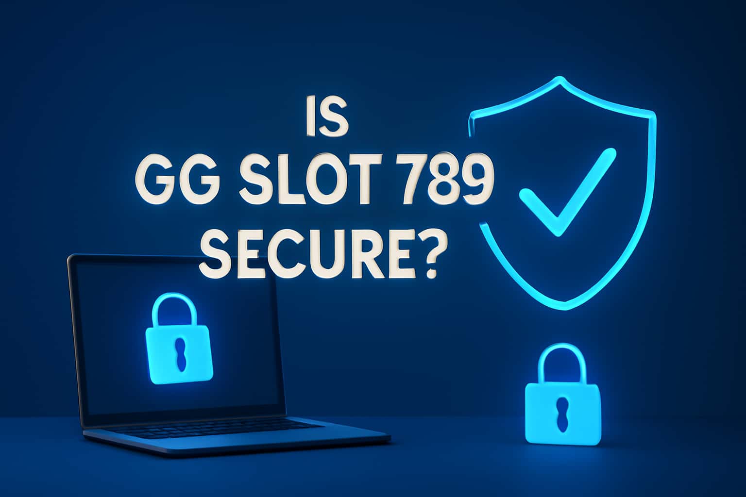 An informative graphic about the security of GG Slot 789, showcasing its features and policies.