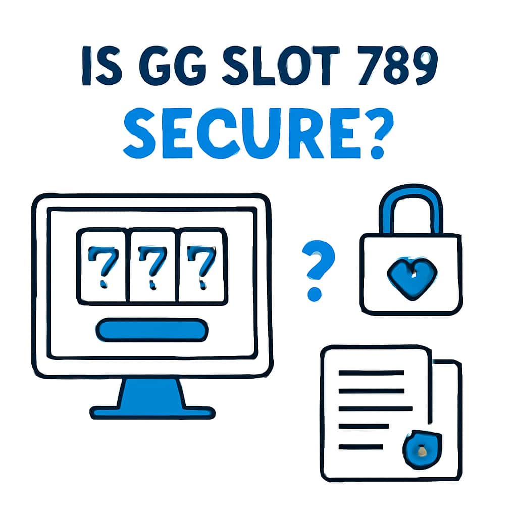 An educational diagram outlining the security features of GG Slot 789.