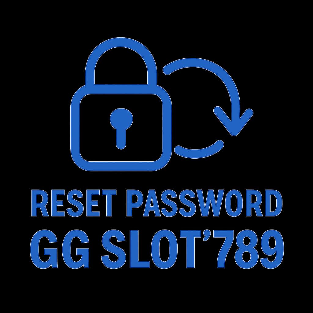A badge symbolizing assistance with resetting passwords for GG Slot 789.
