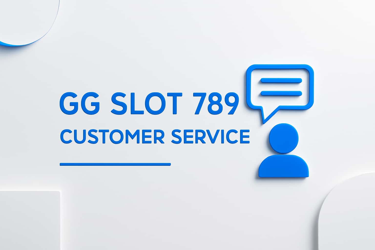 GG Slot 789 Customer Service Interface