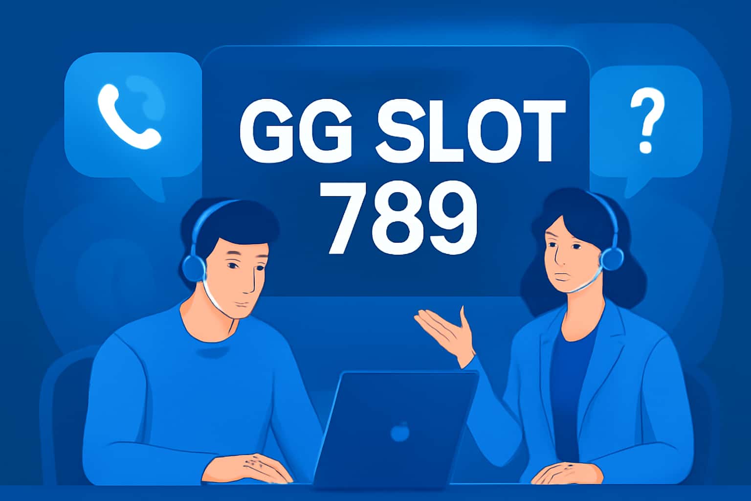 Neutral informational scene about Support for GG Slot 789 Users.